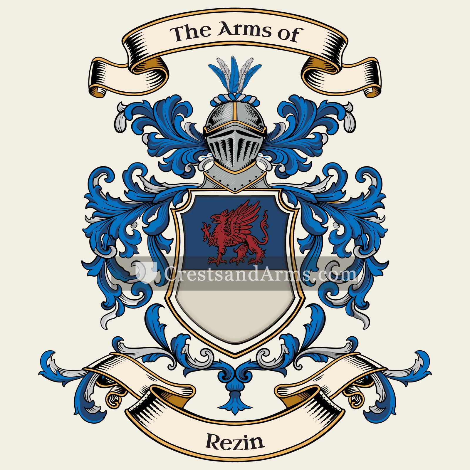 The Rezin coat of arms