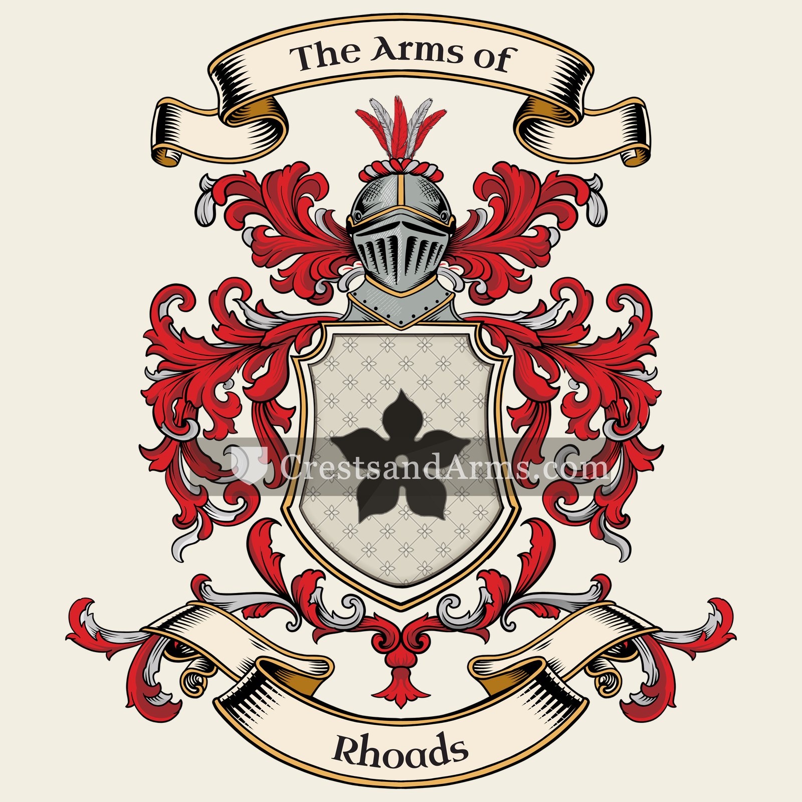 The Rhoads coat of arms