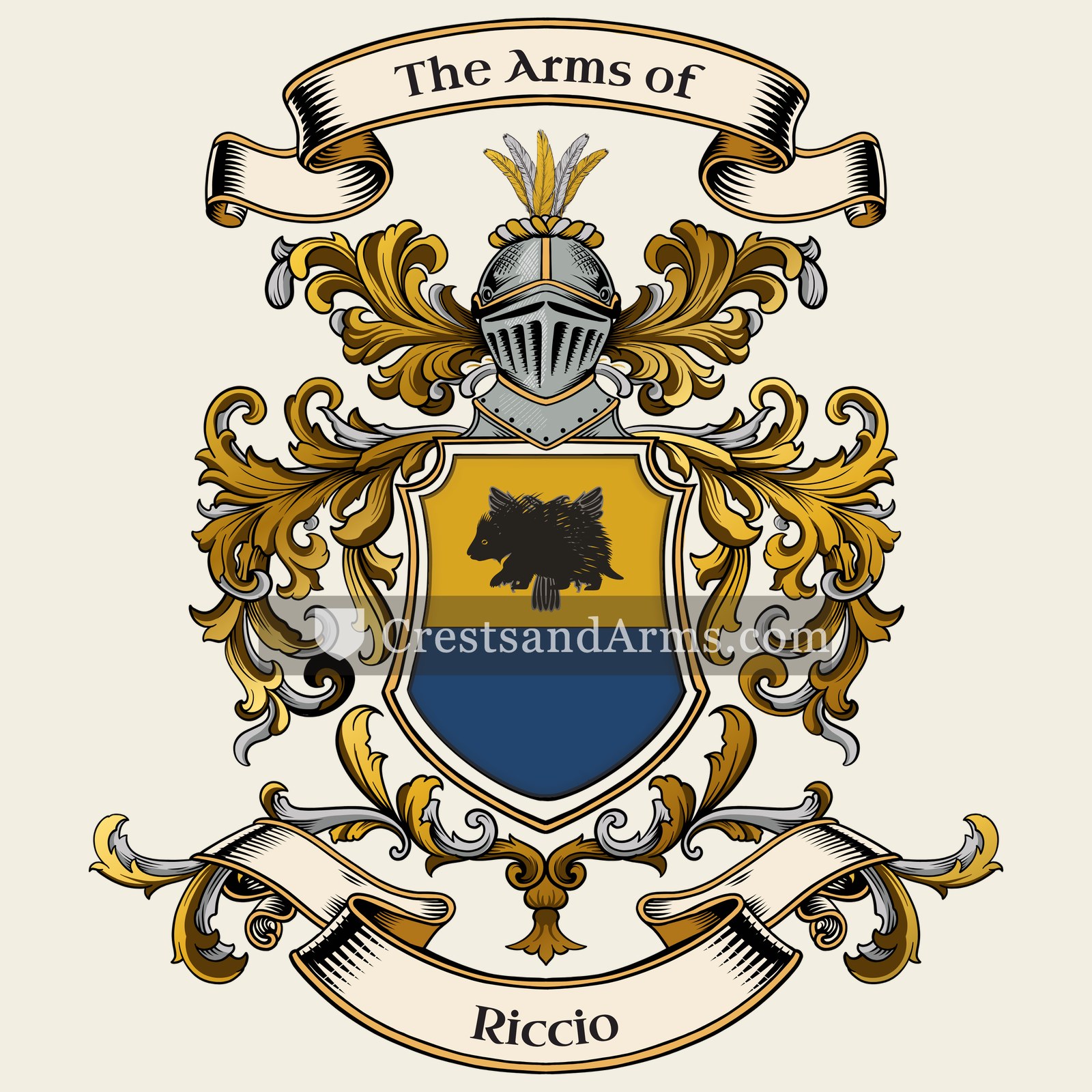 The Riccio coat of arms