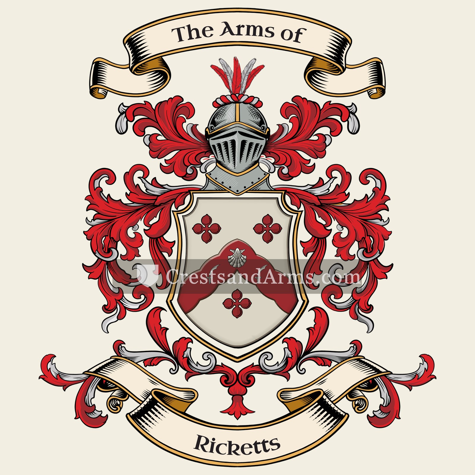 The Ricketts coat of arms