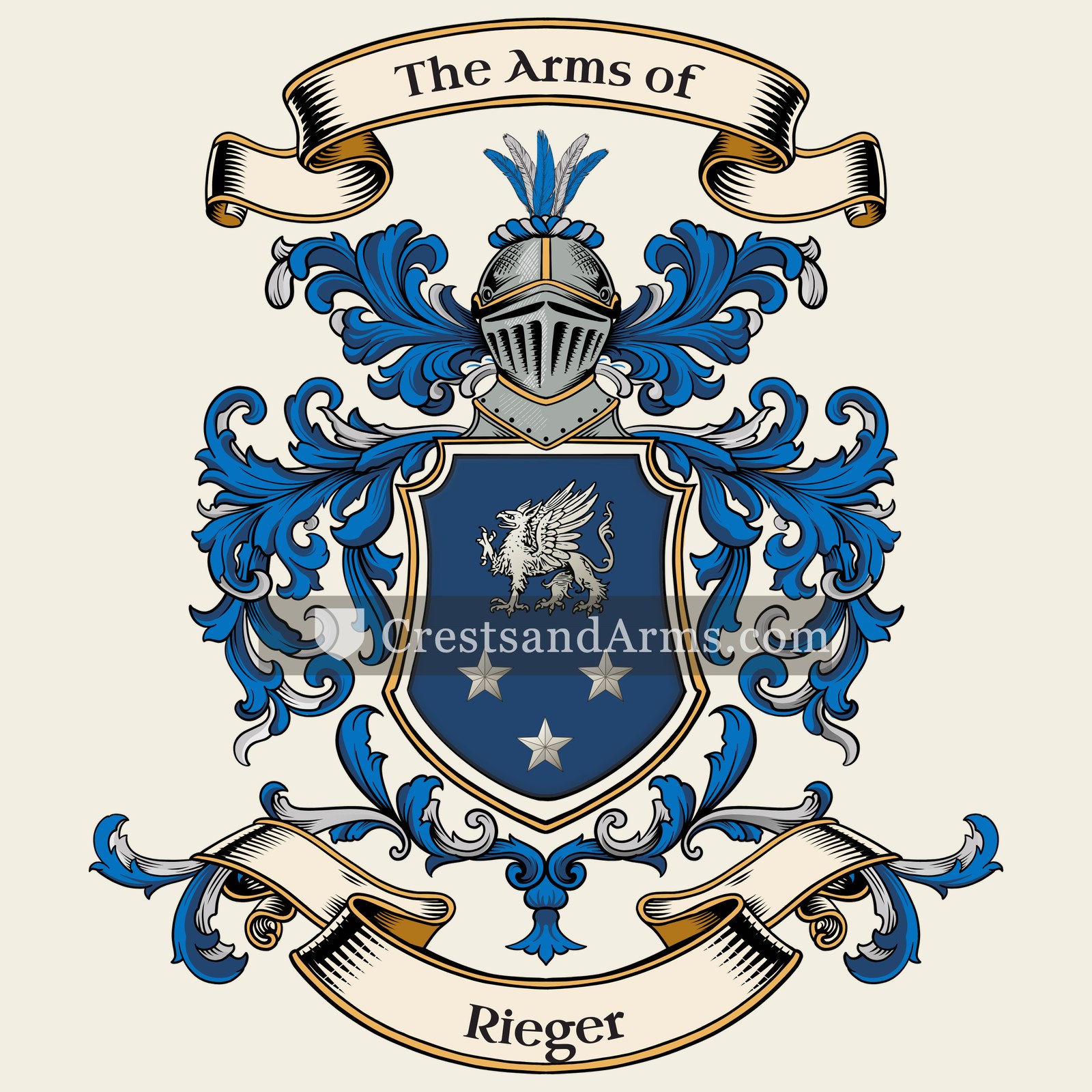 The Rieger coat of arms