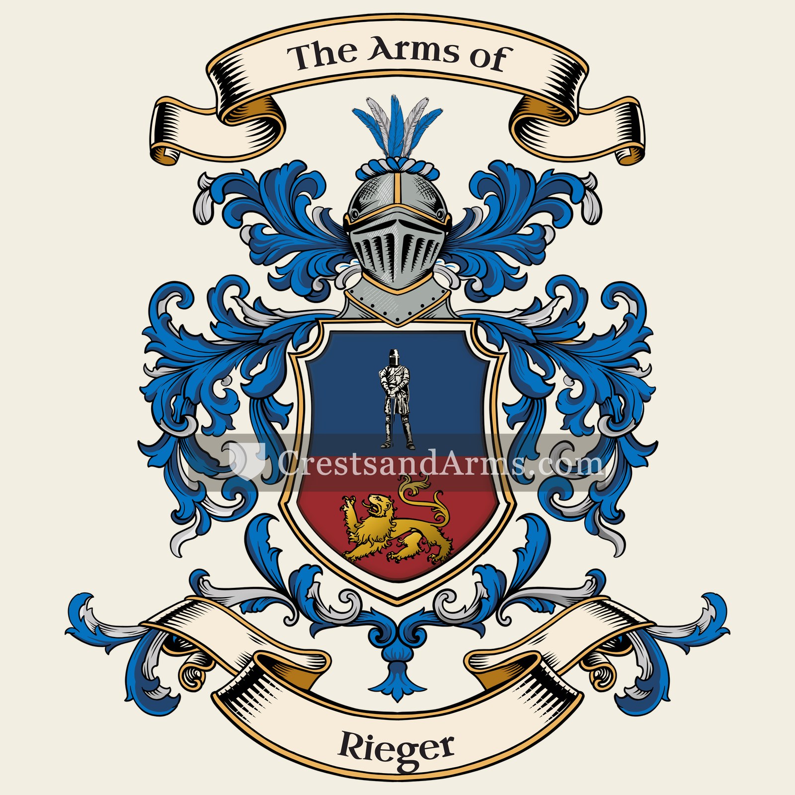 The Rieger coat of arms