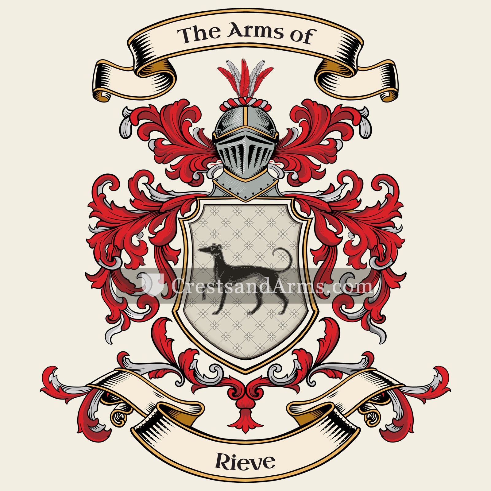 The Rieve coat of arms