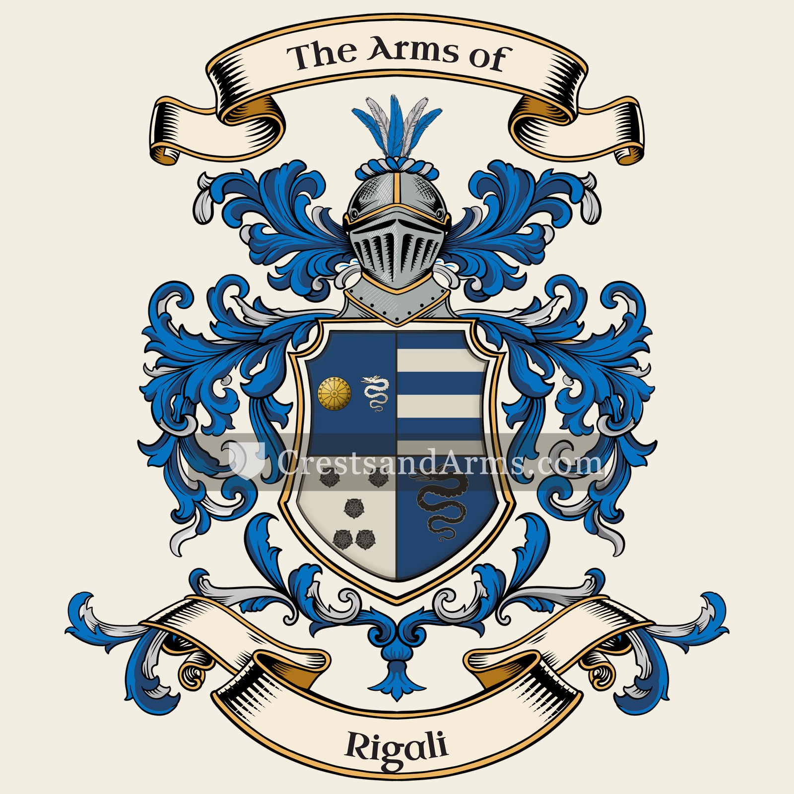 The Rigali coat of arms