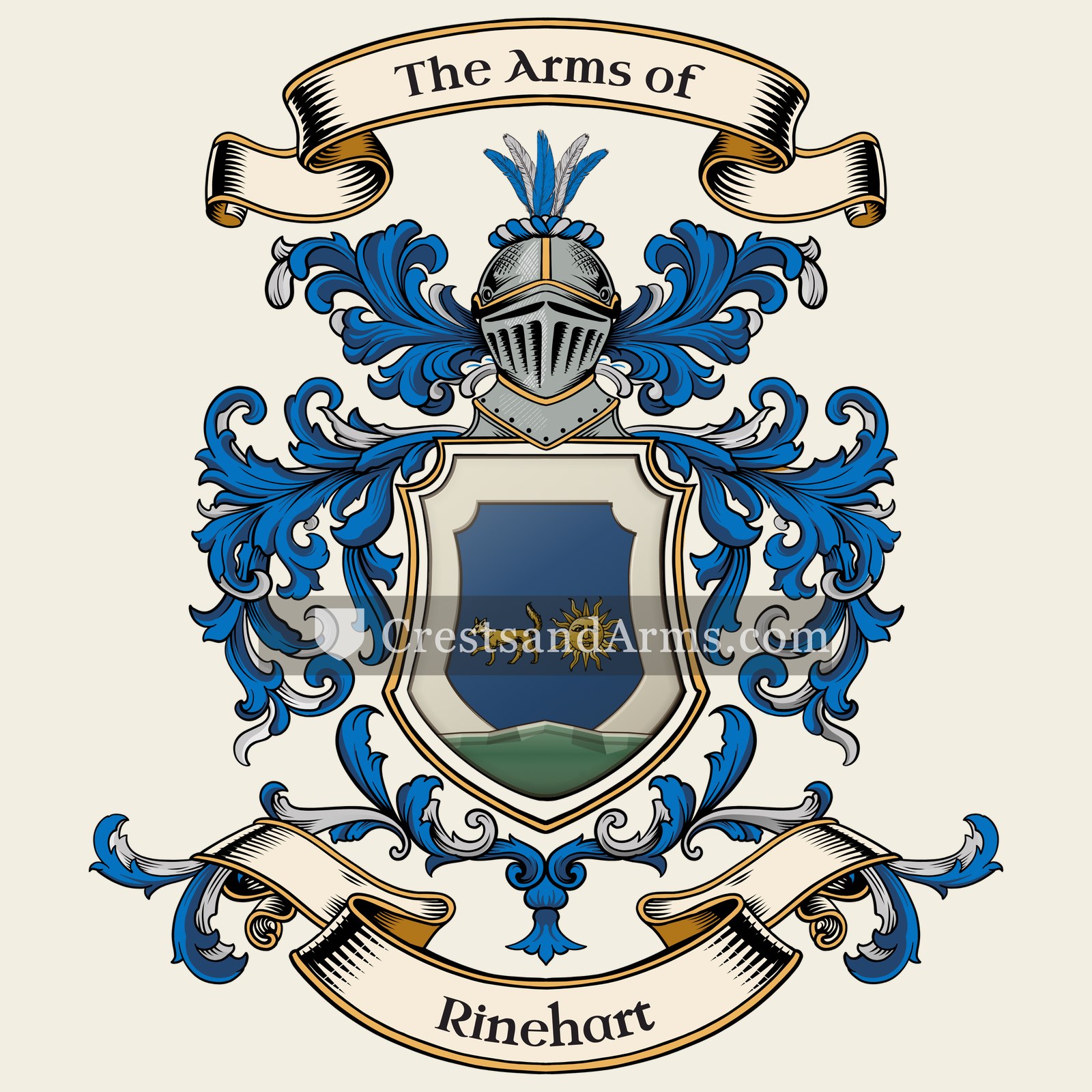 The Rinehart coat of arms