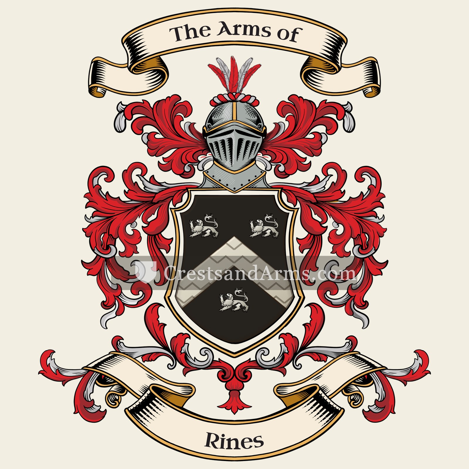 The Rines coat of arms