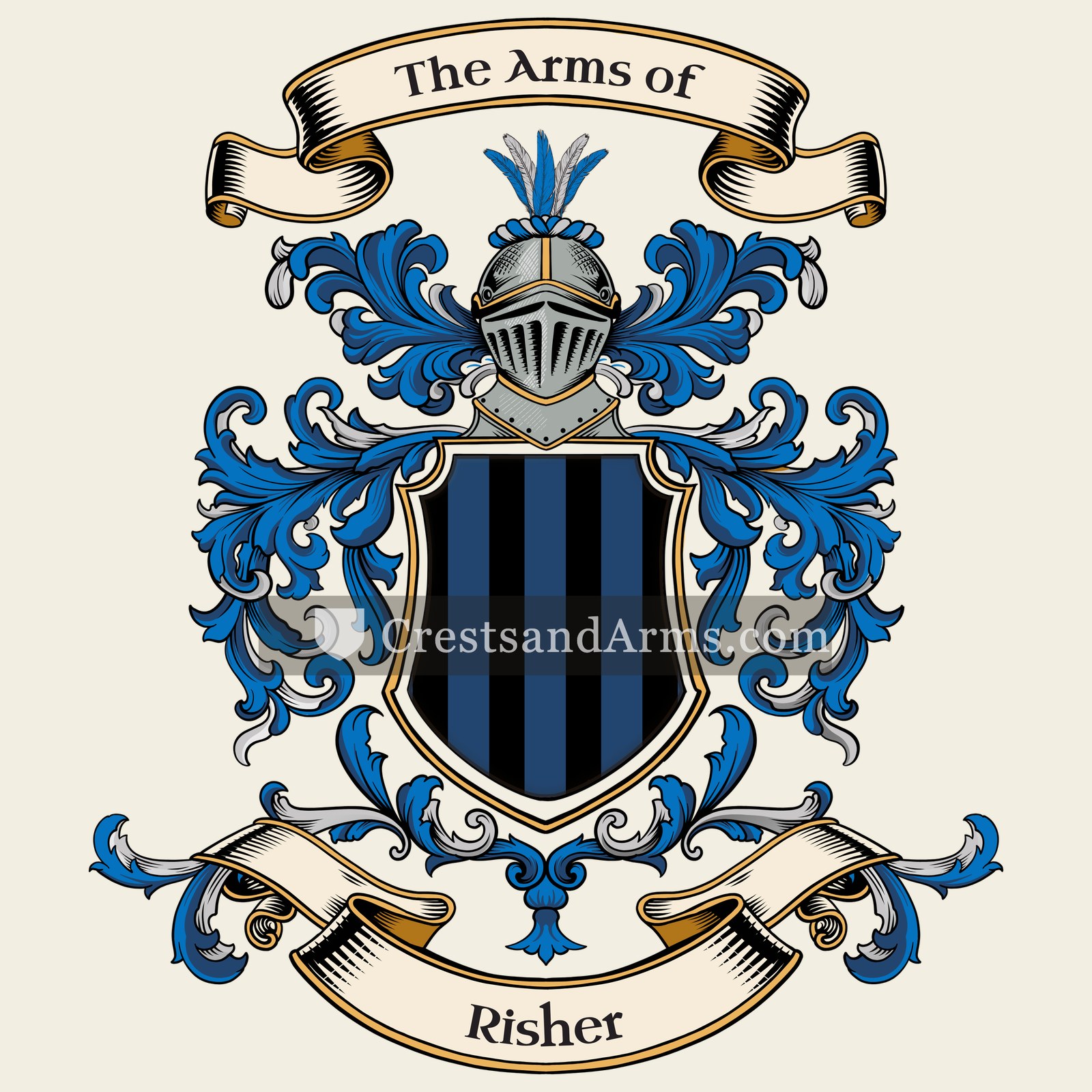 The Risher coat of arms