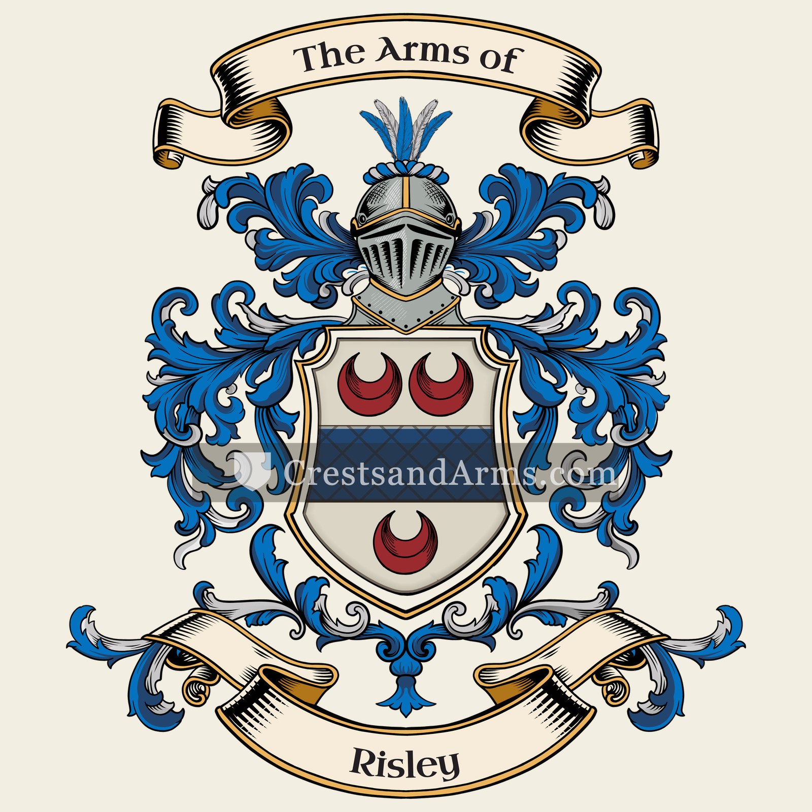 The Risley coat of arms