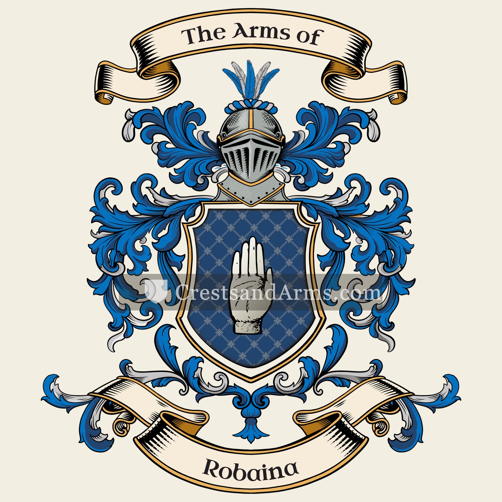 The Robaina coat of arms