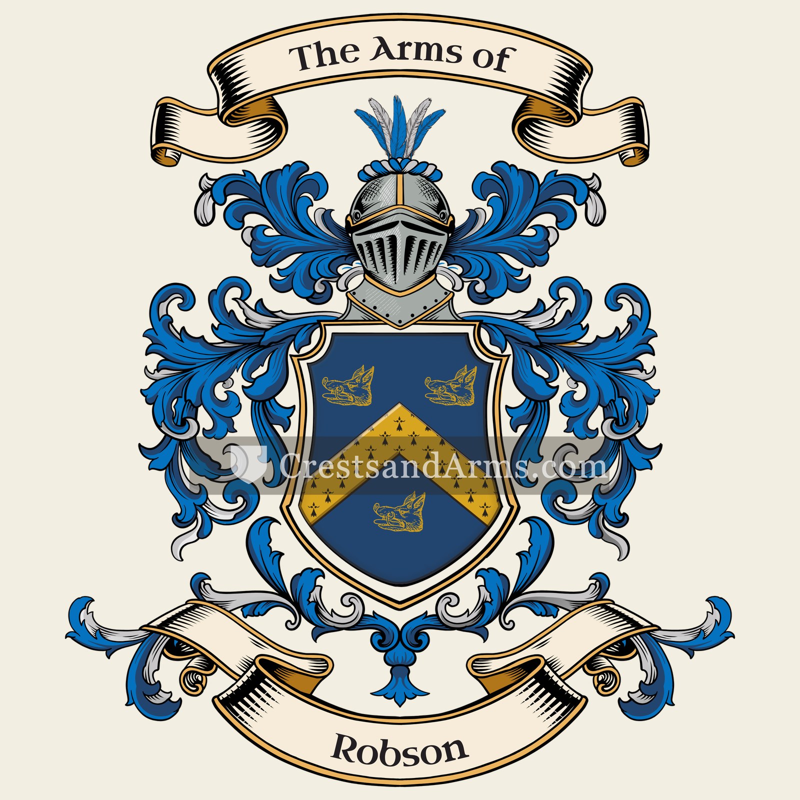 The Robson coat of arms
