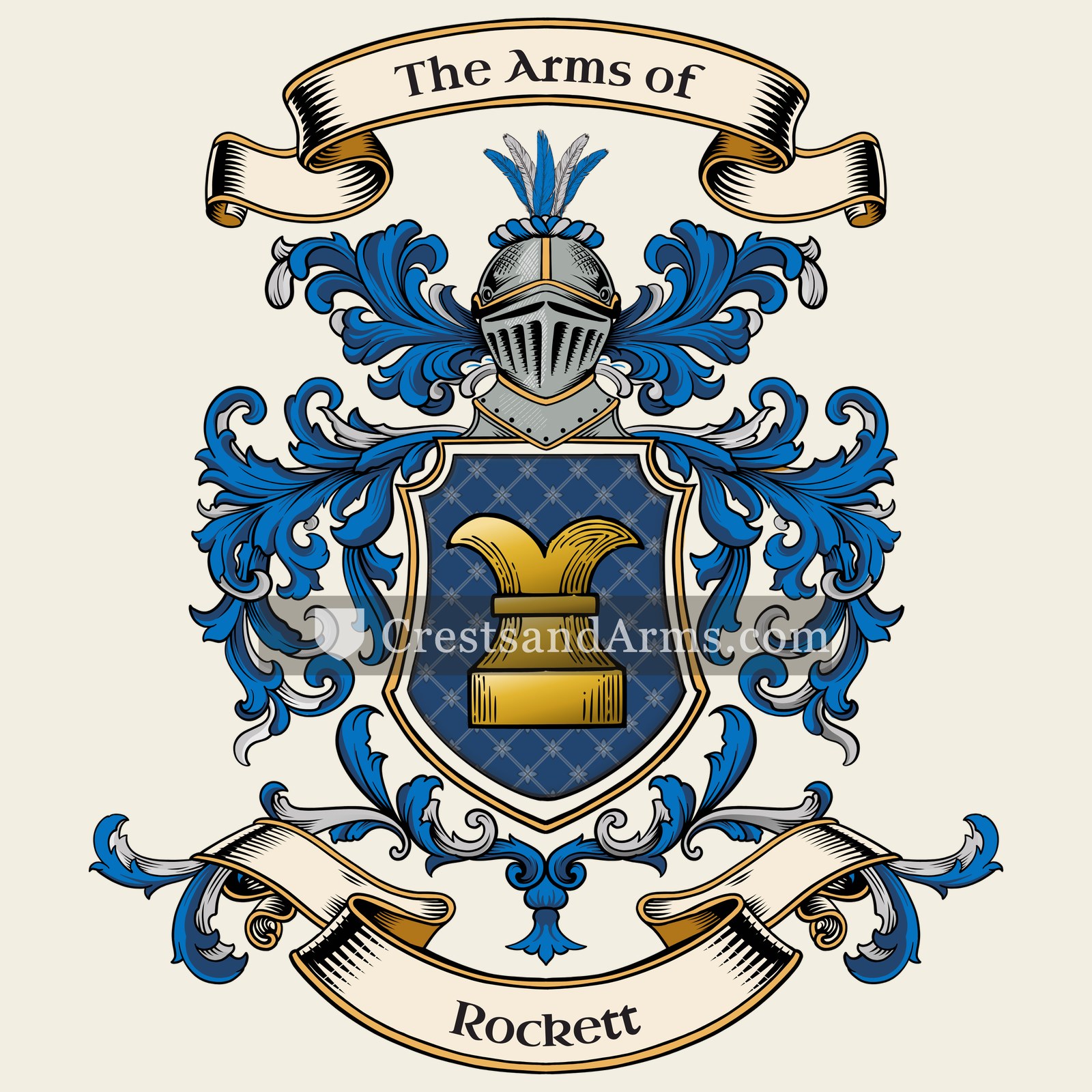 The Rockett coat of arms