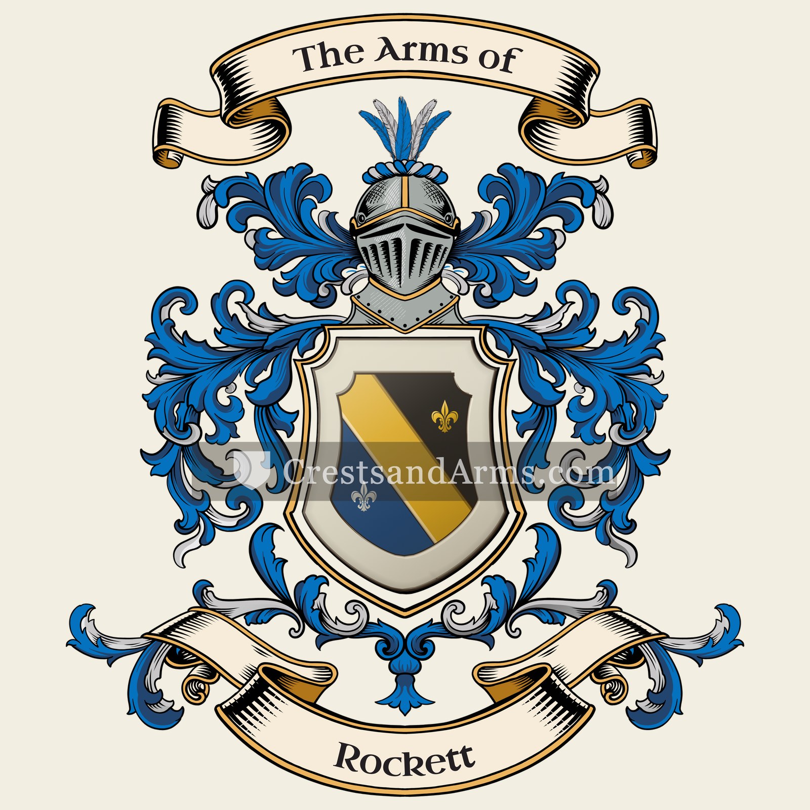 The Rockett coat of arms