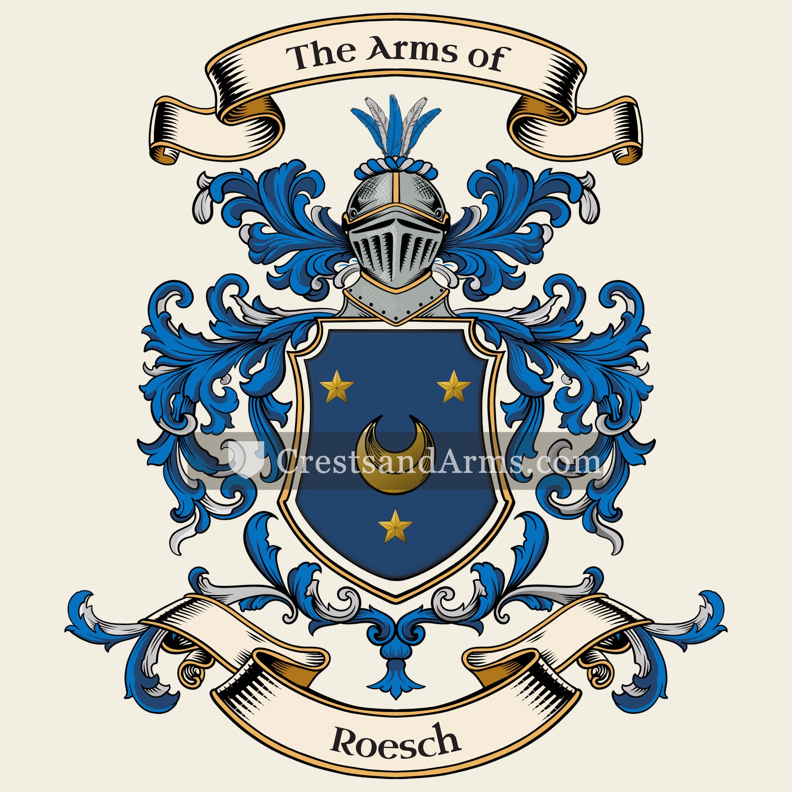 The Roesch coat of arms