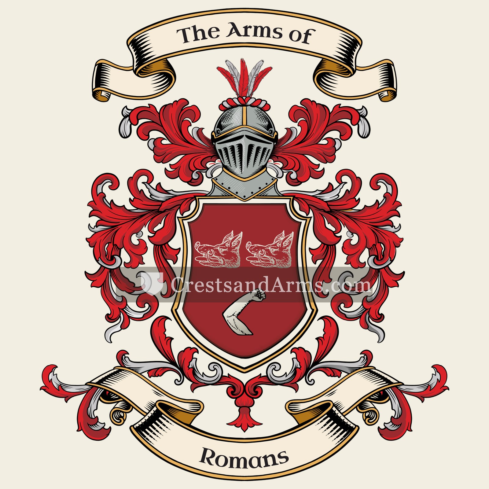 The Romans coat of arms