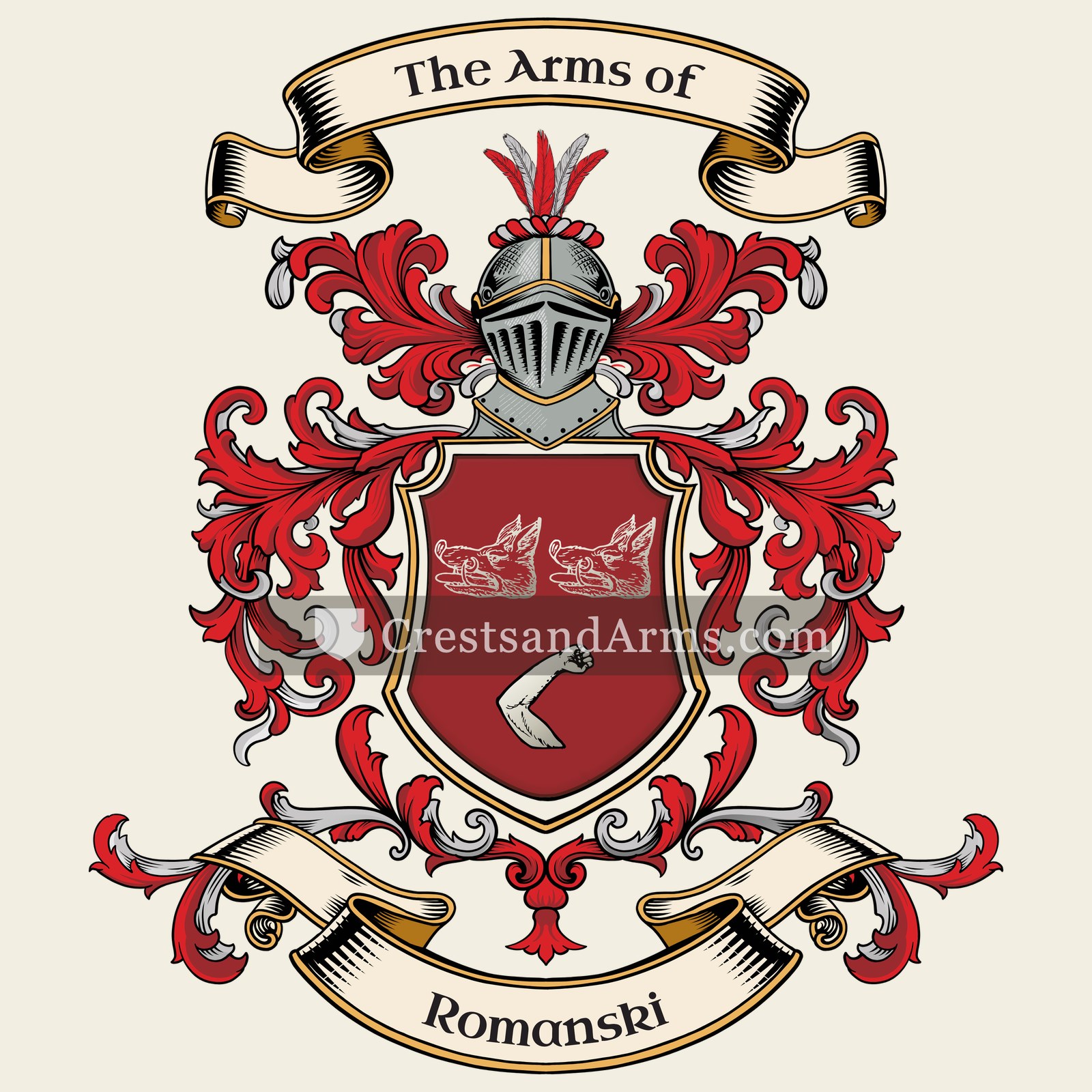 The Romanski coat of arms