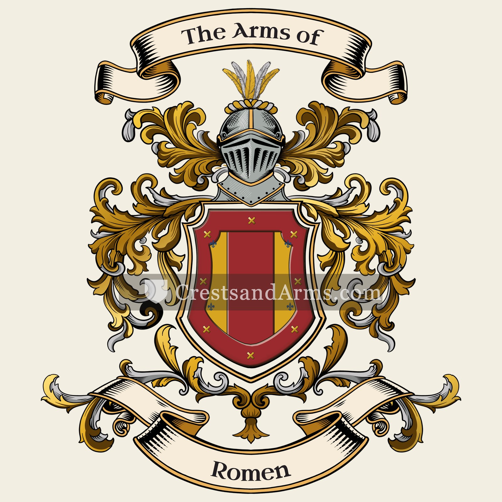 The Romen coat of arms