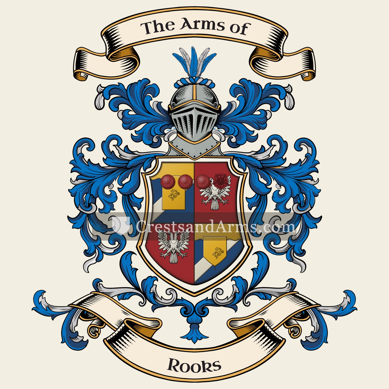 The Rooks coat of arms