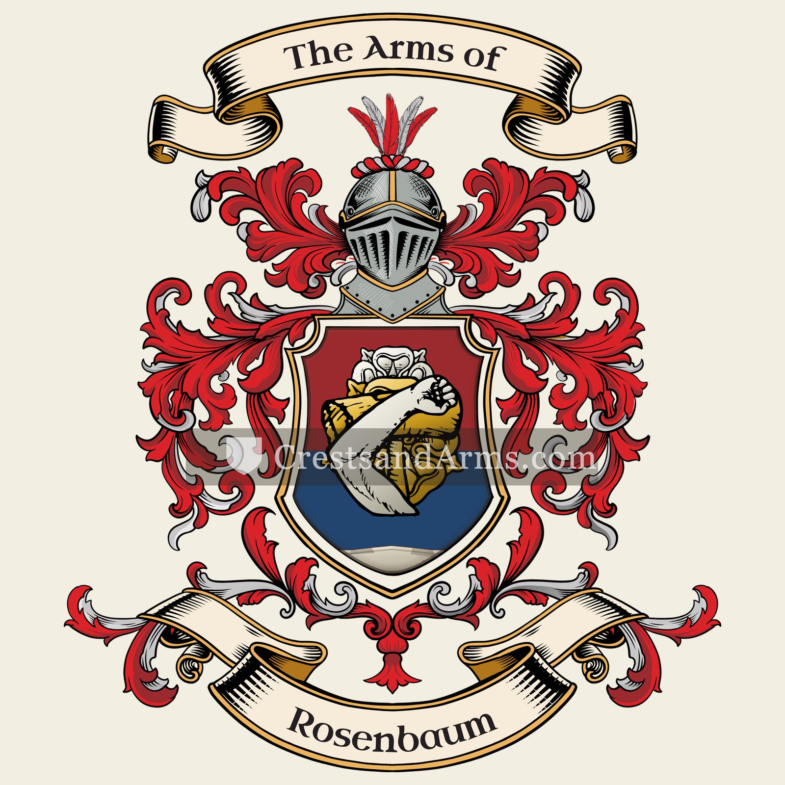The Rosenbaum coat of arms