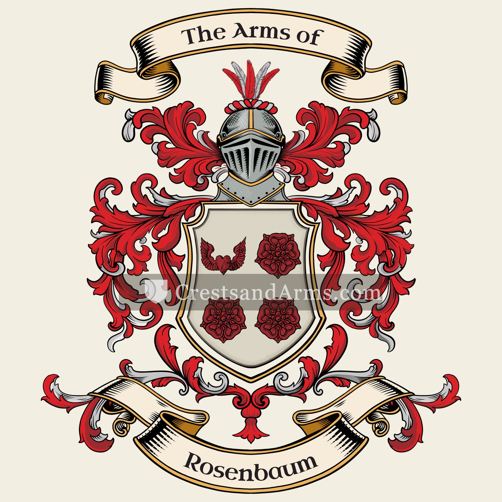 The Rosenbaum coat of arms