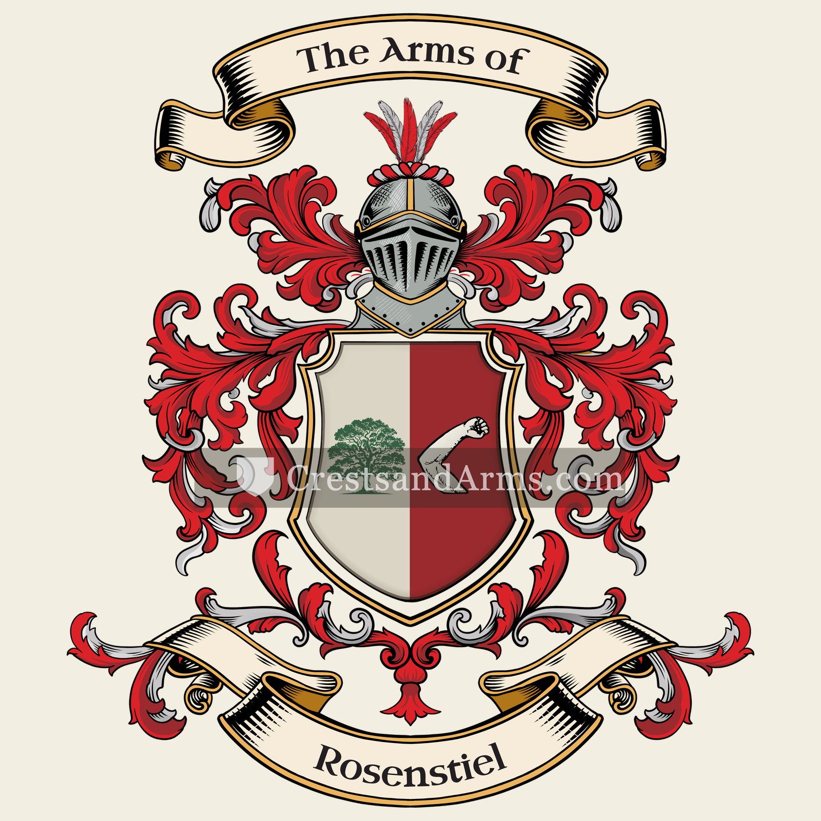 The Rosenstiel coat of arms
