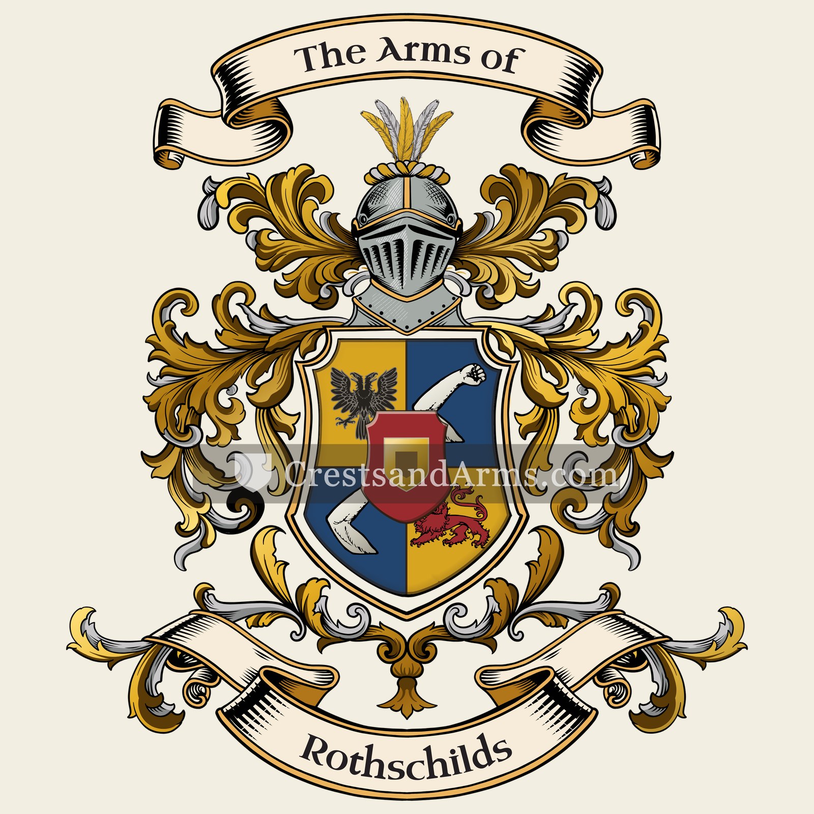 The Rothschilds coat of arms