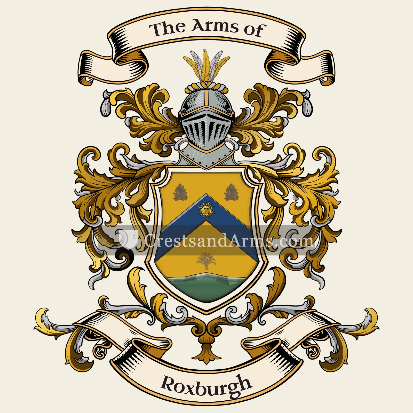 The Roxburgh coat of arms