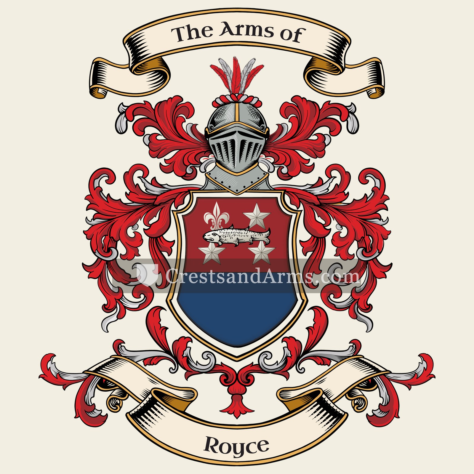 The Royce coat of arms