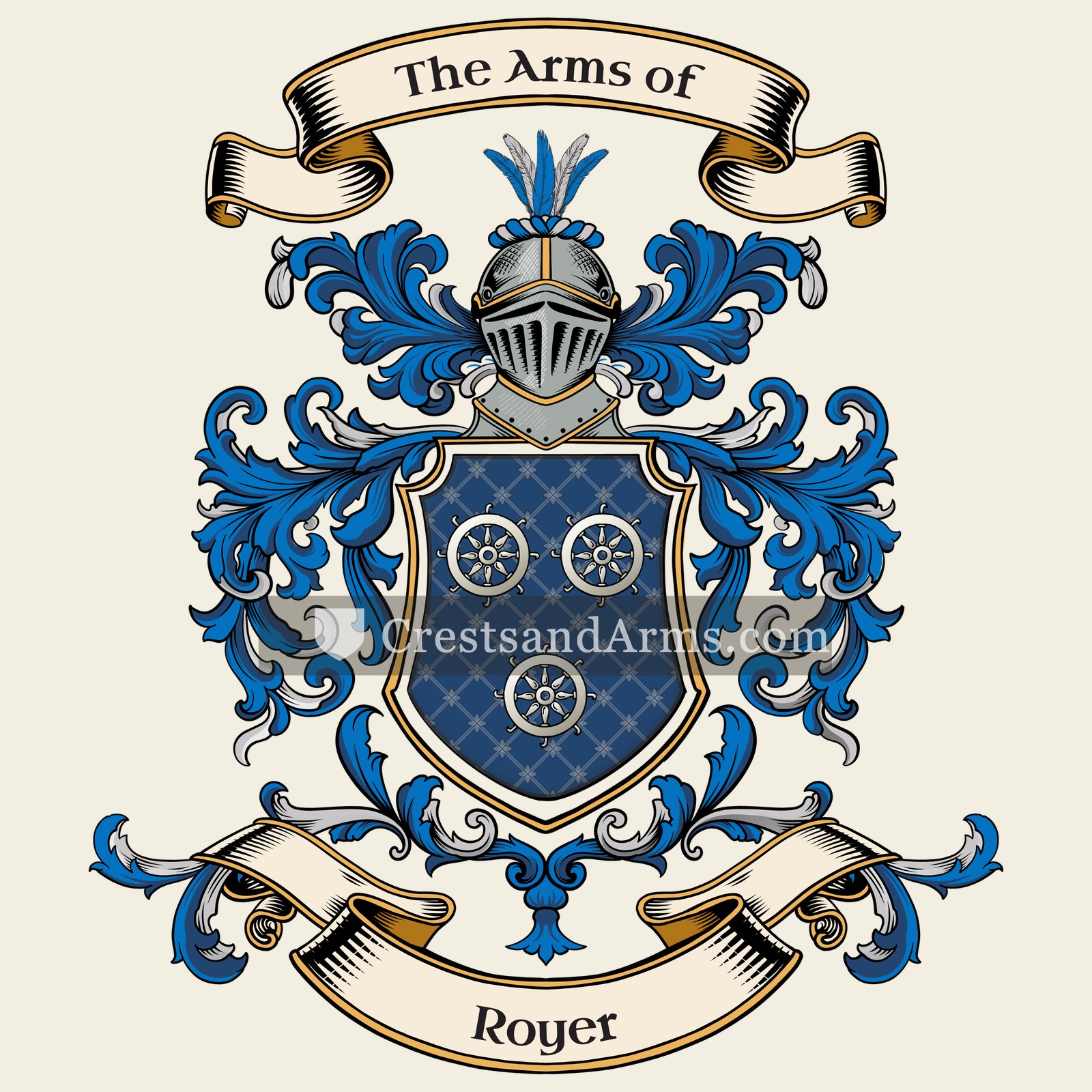 The Royer coat of arms