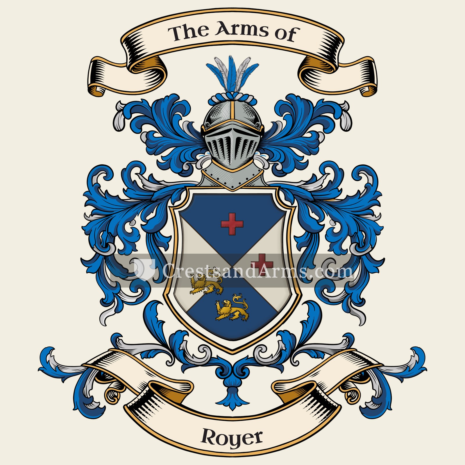 The Royer coat of arms