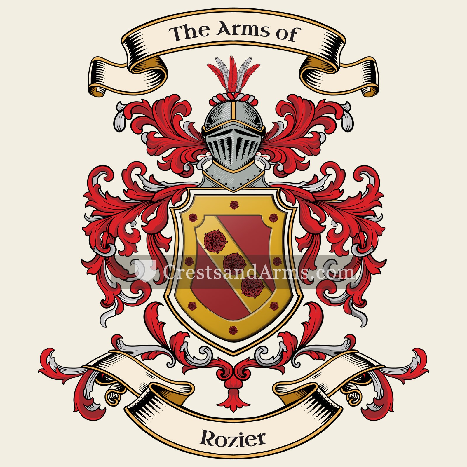 The Rozier coat of arms