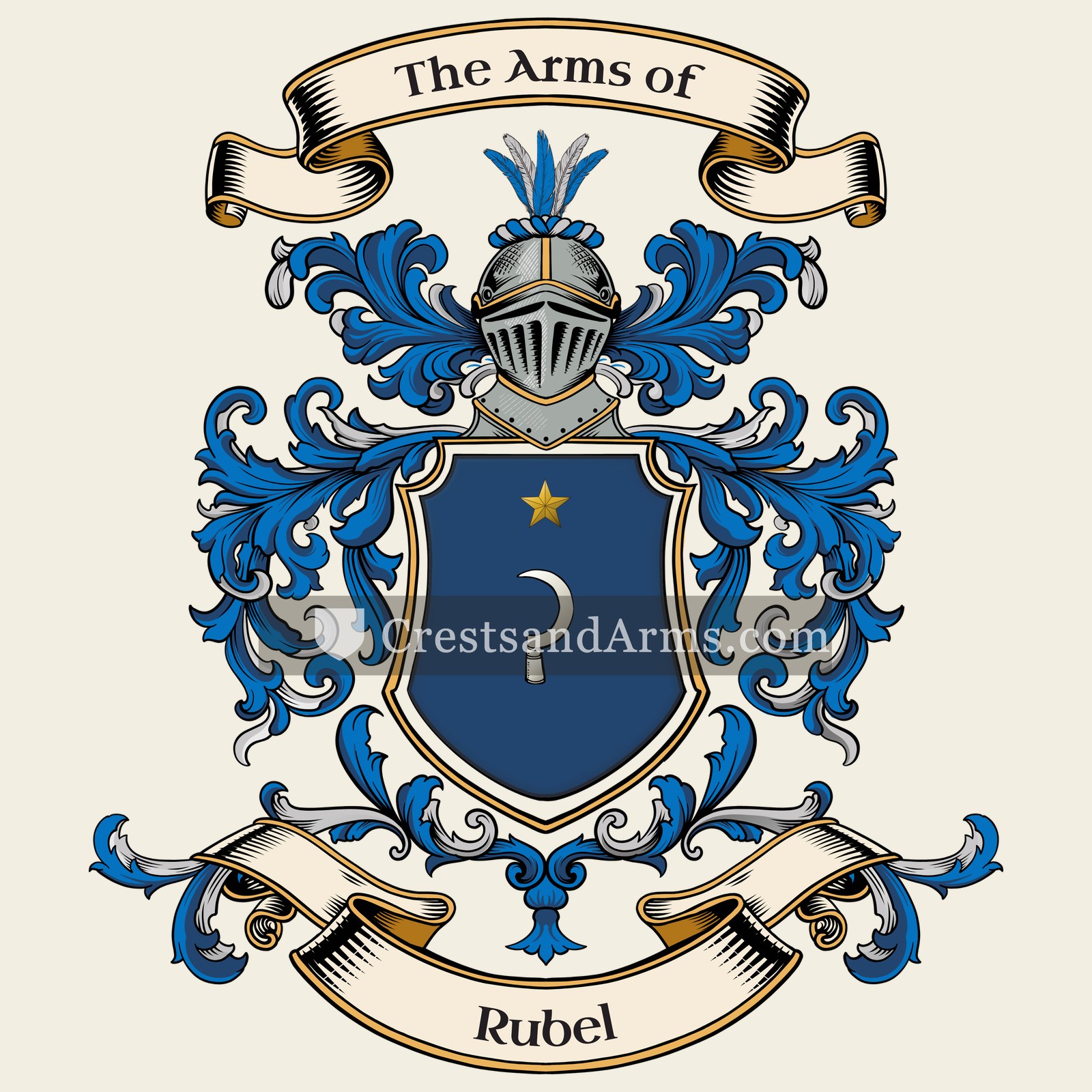The Rubel coat of arms