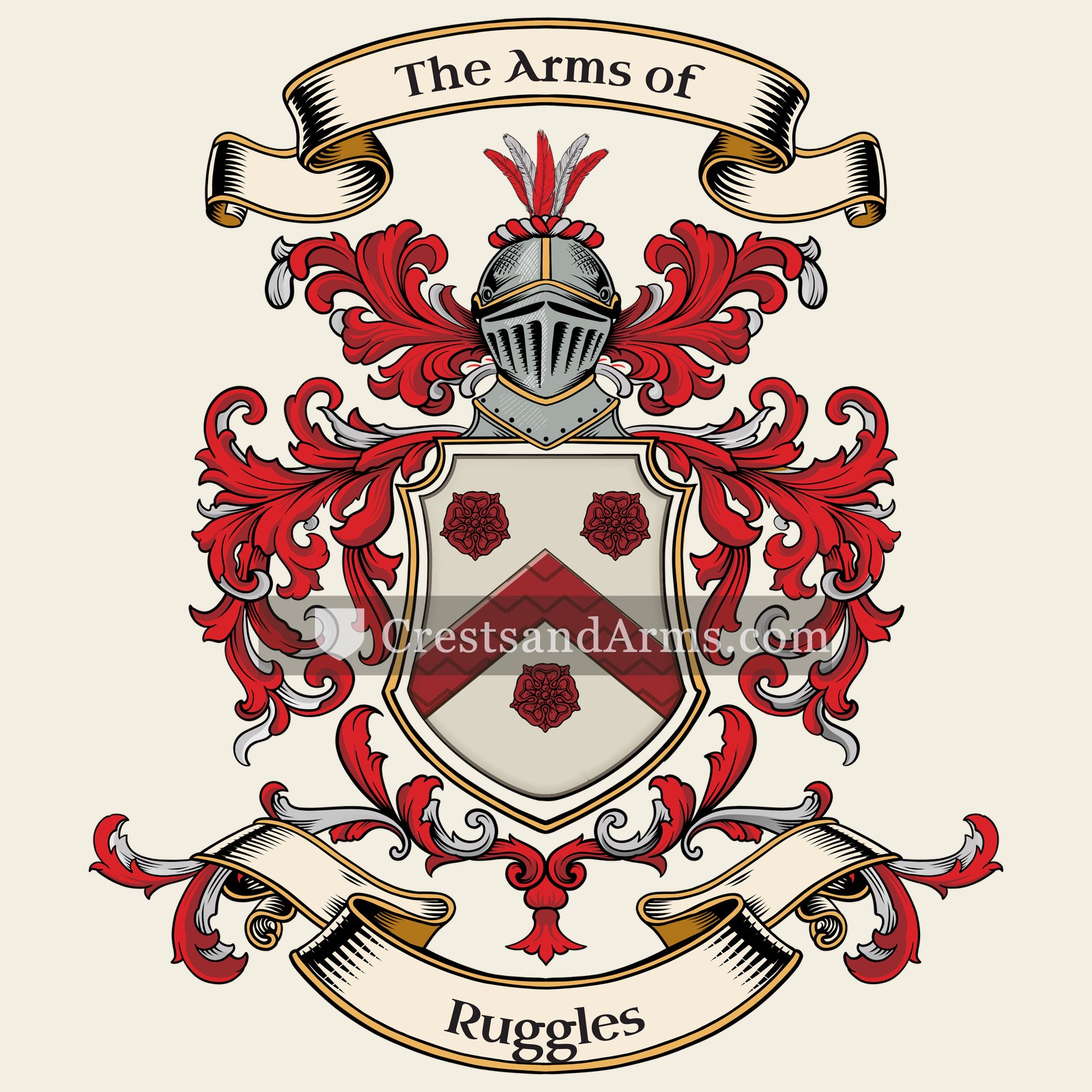 The Ruggles coat of arms