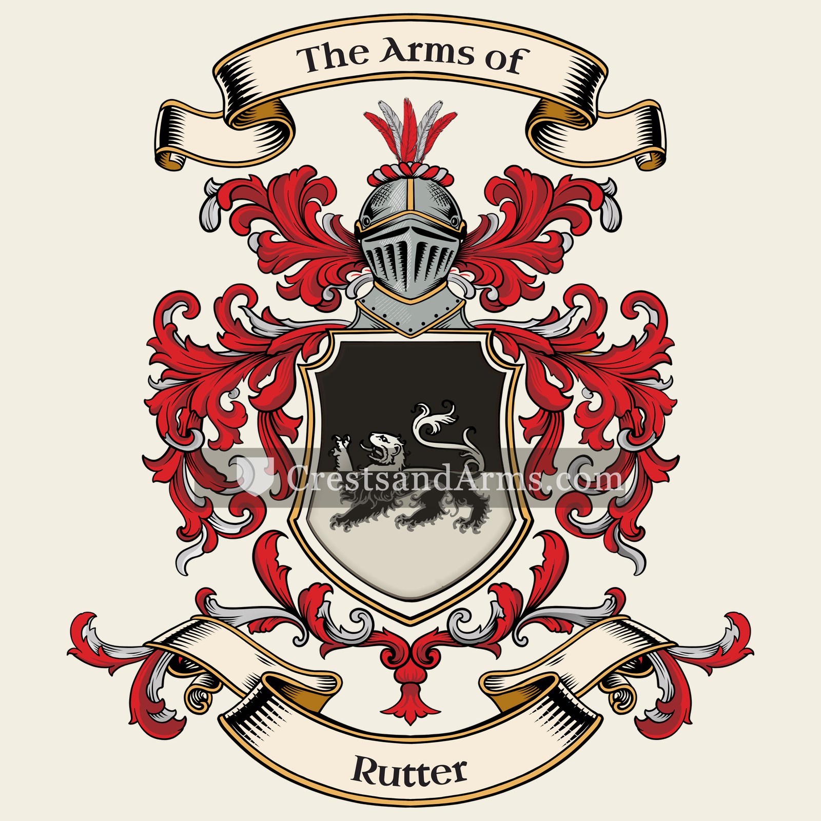 The Rutter coat of arms