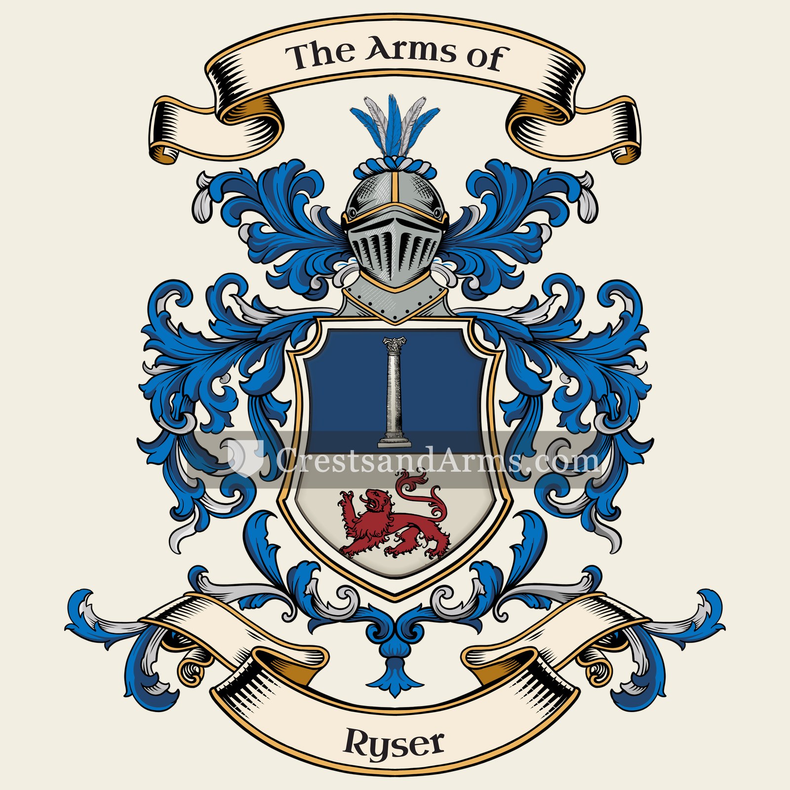 The Ryser coat of arms