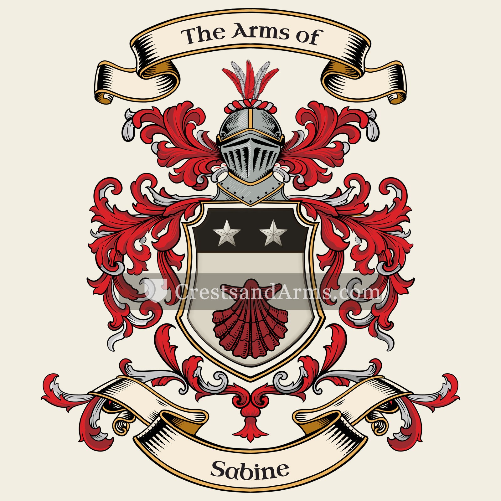 The Sabine coat of arms