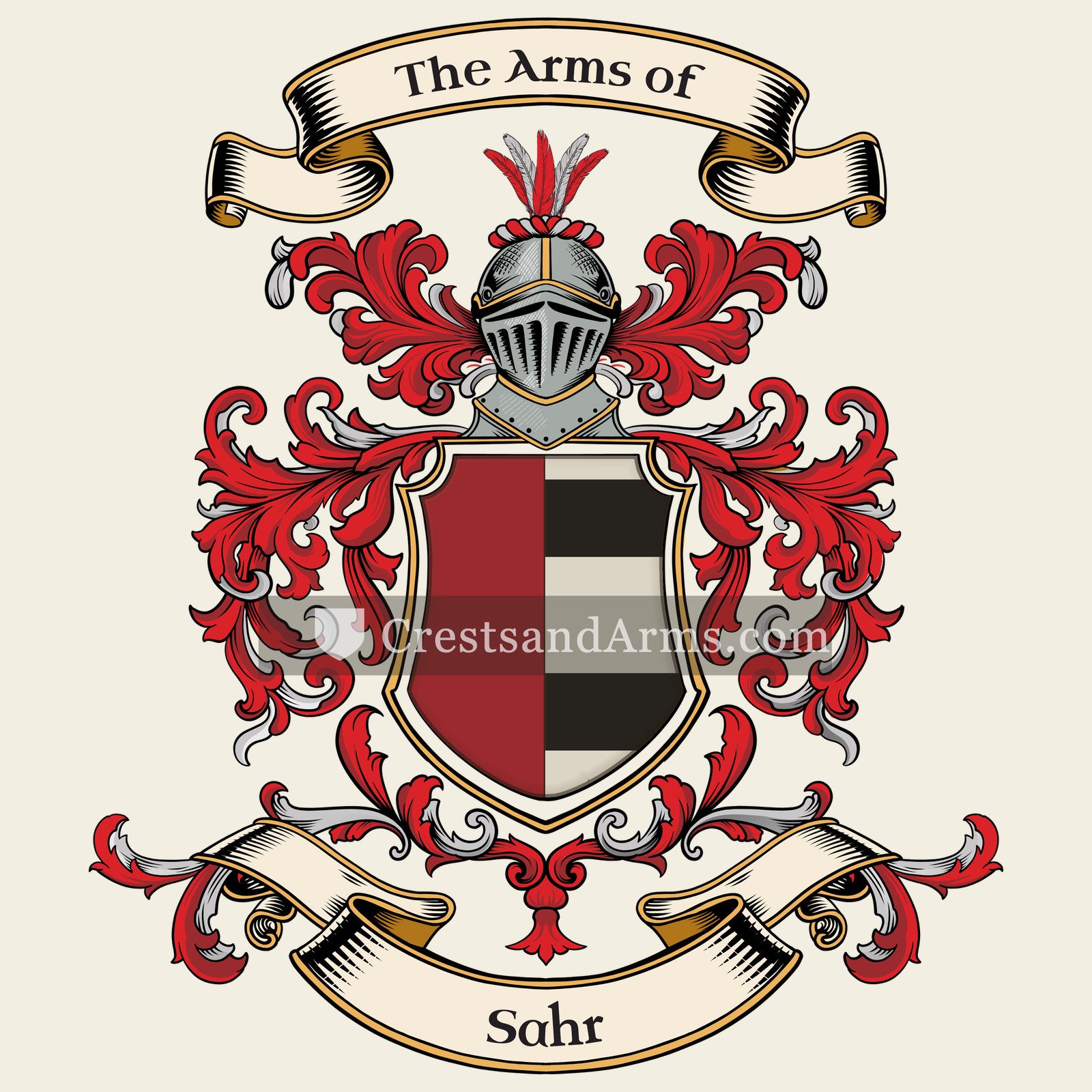 The Sahr coat of arms