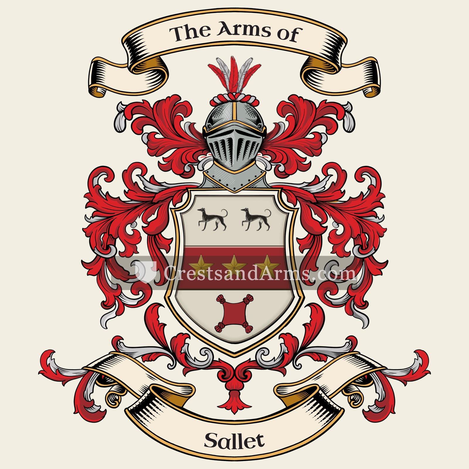 The Sallet coat of arms
