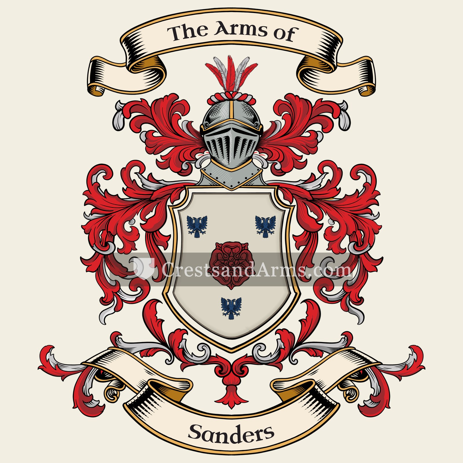 The Sanders coat of arms