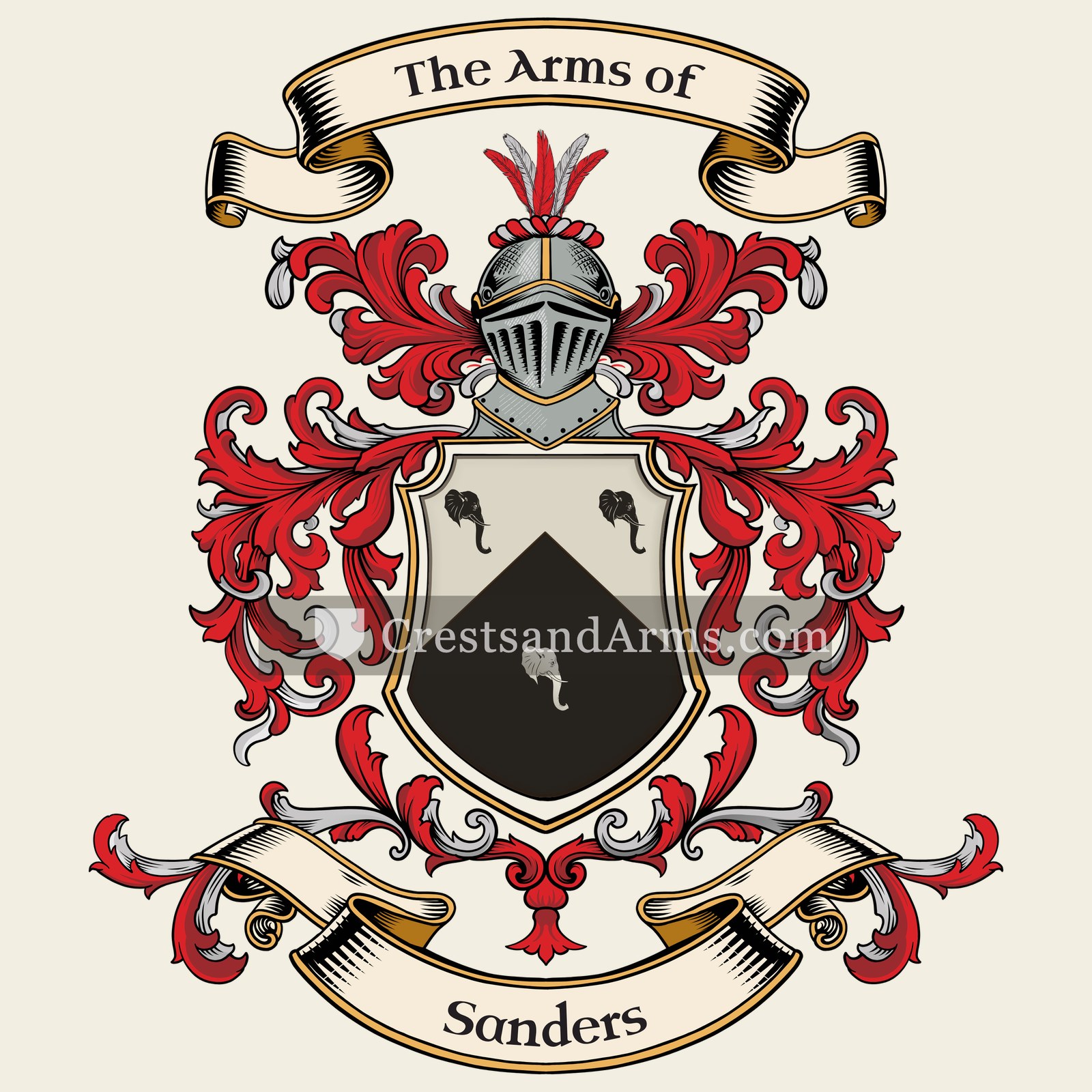 The Sanders coat of arms