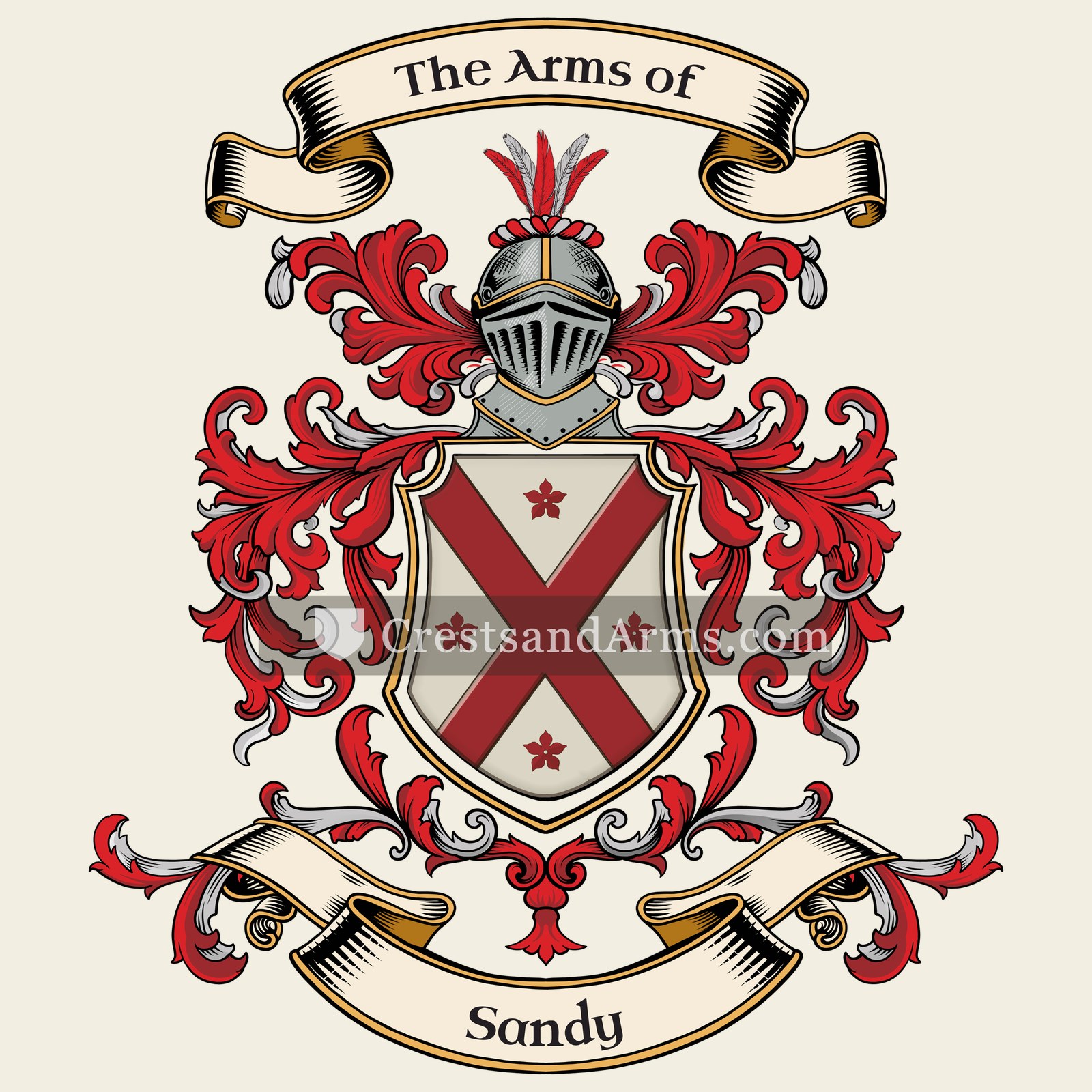 The Sandy coat of arms
