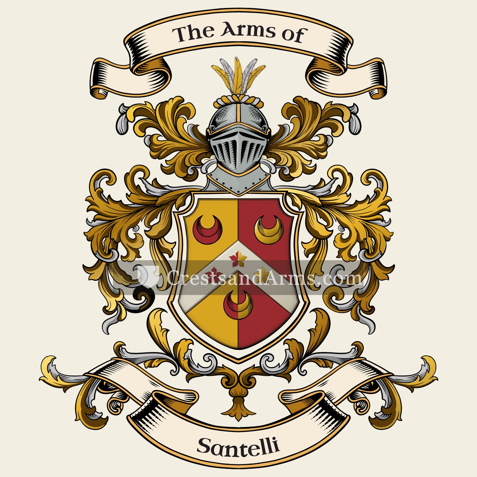 The Santelli coat of arms