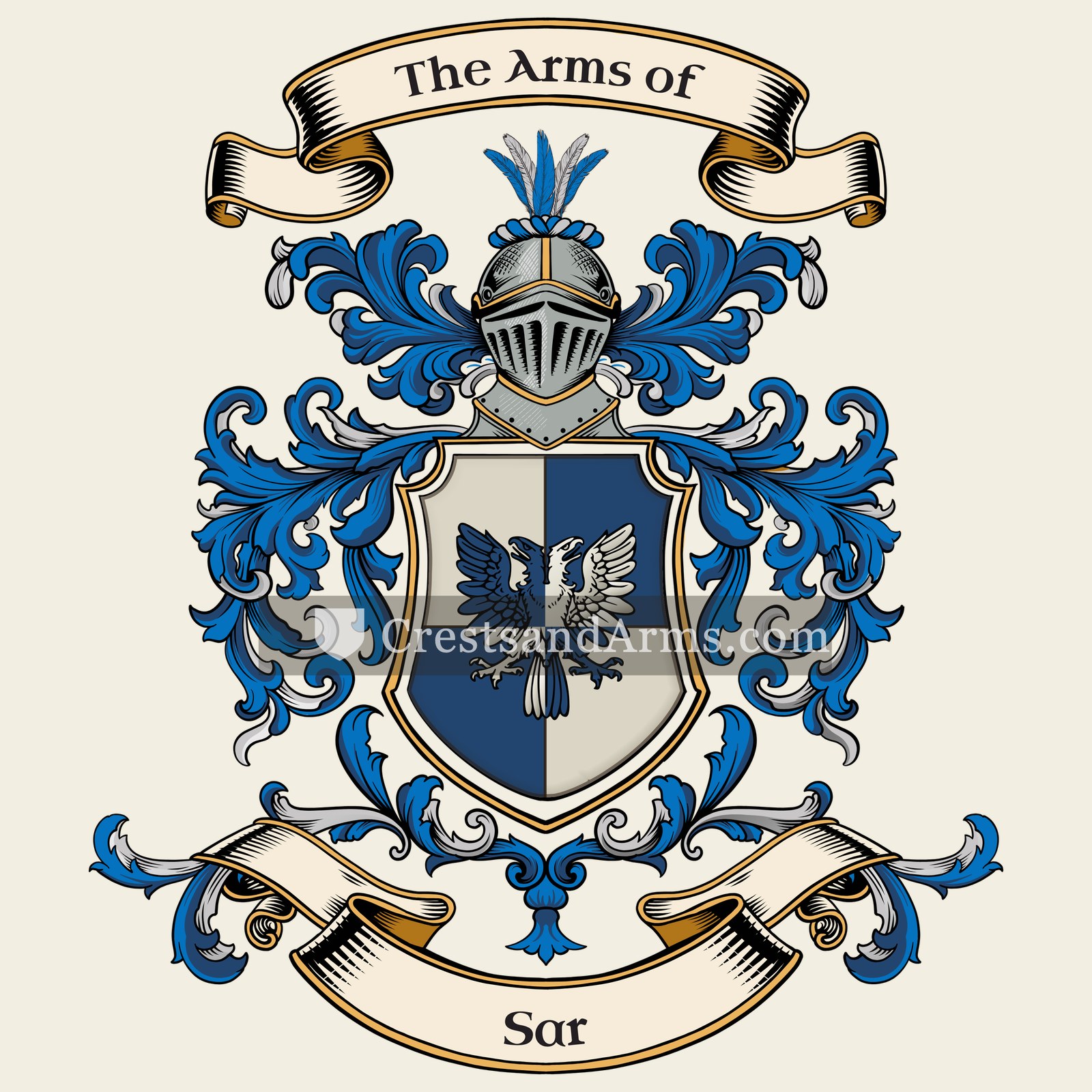 The Sar coat of arms