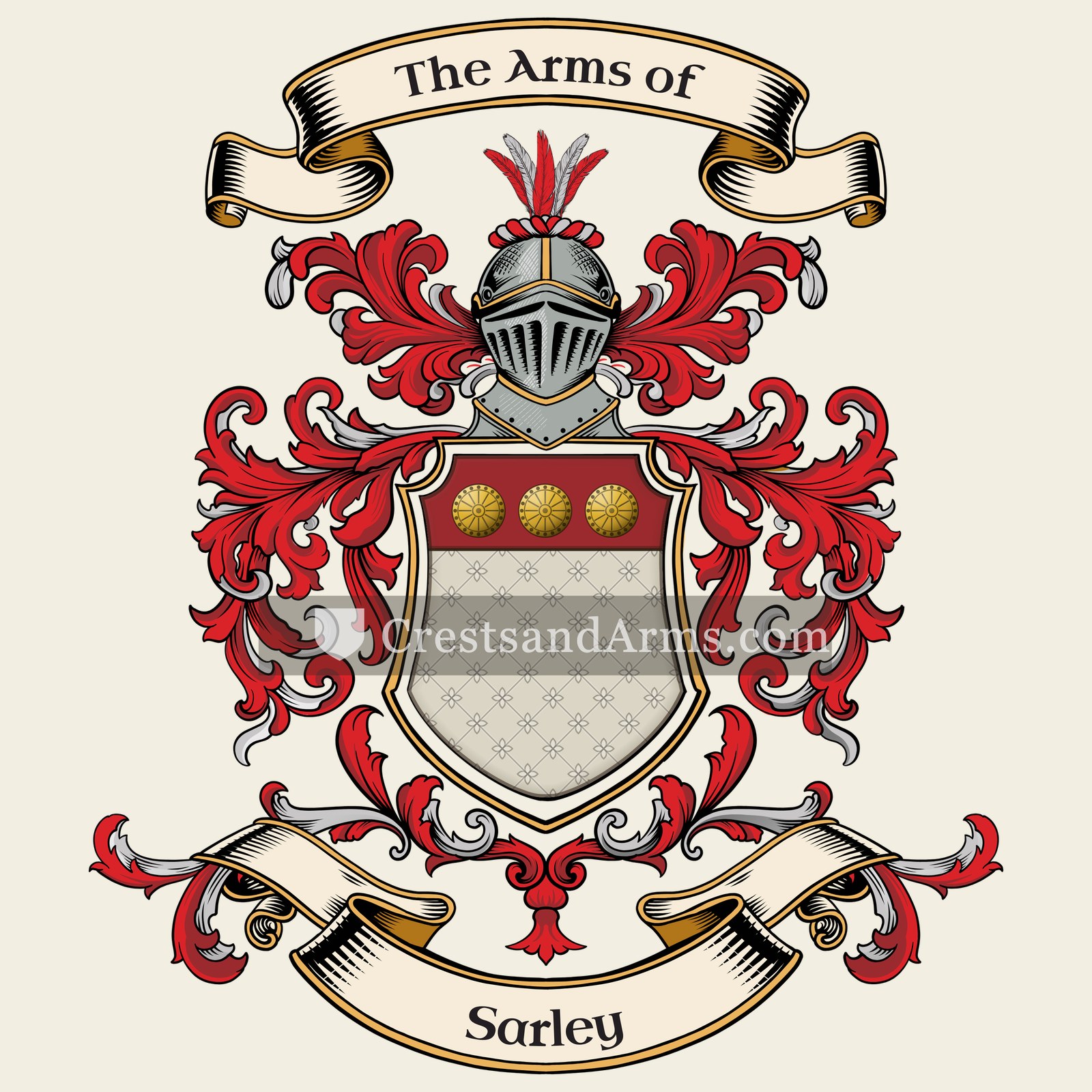 The Sarley coat of arms