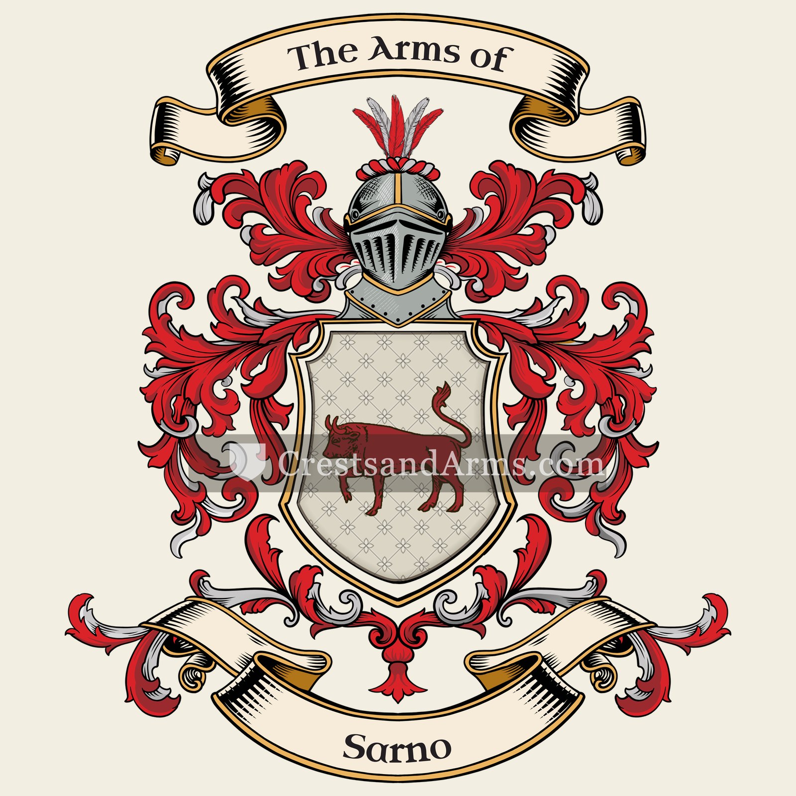 The Sarno coat of arms