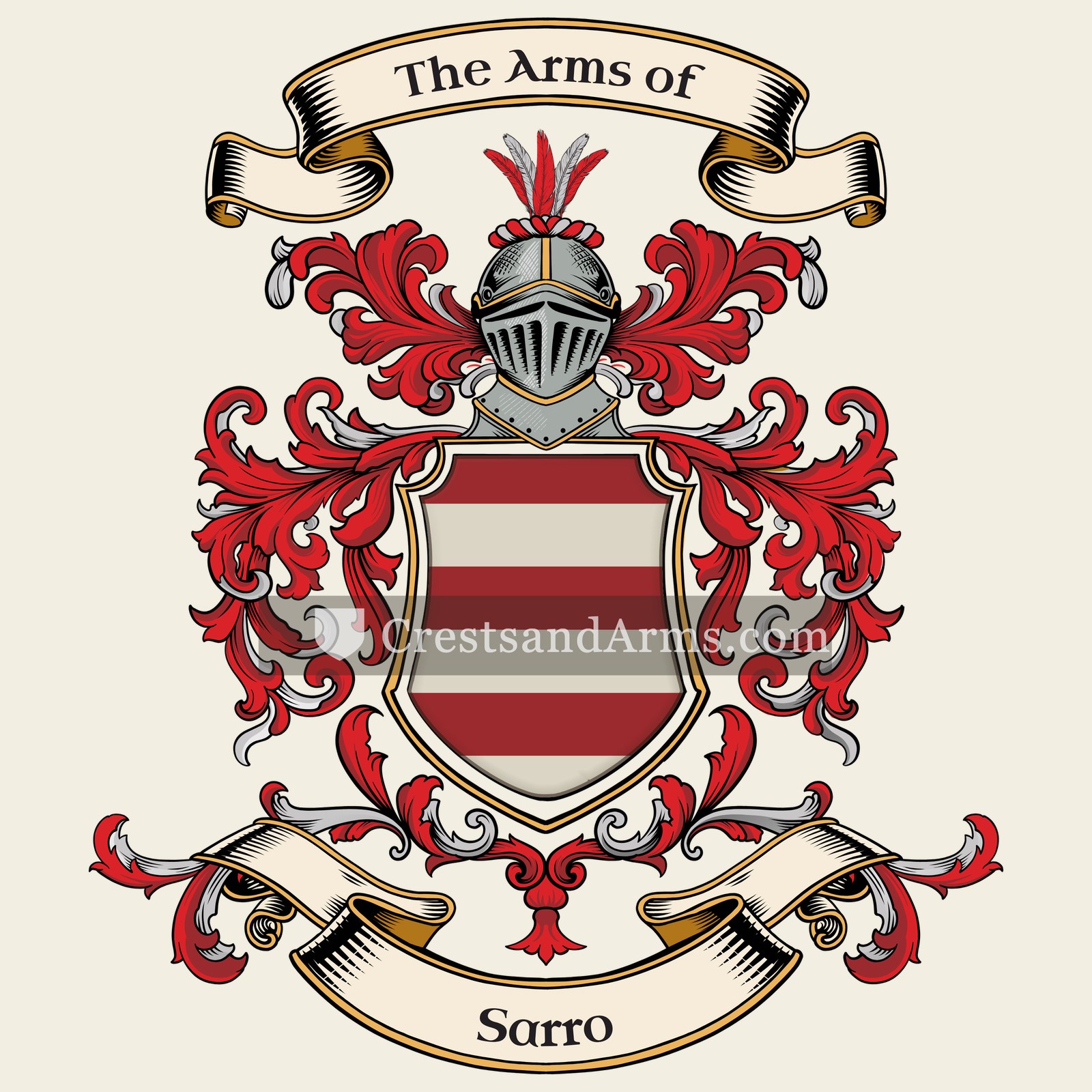 The Sarro coat of arms