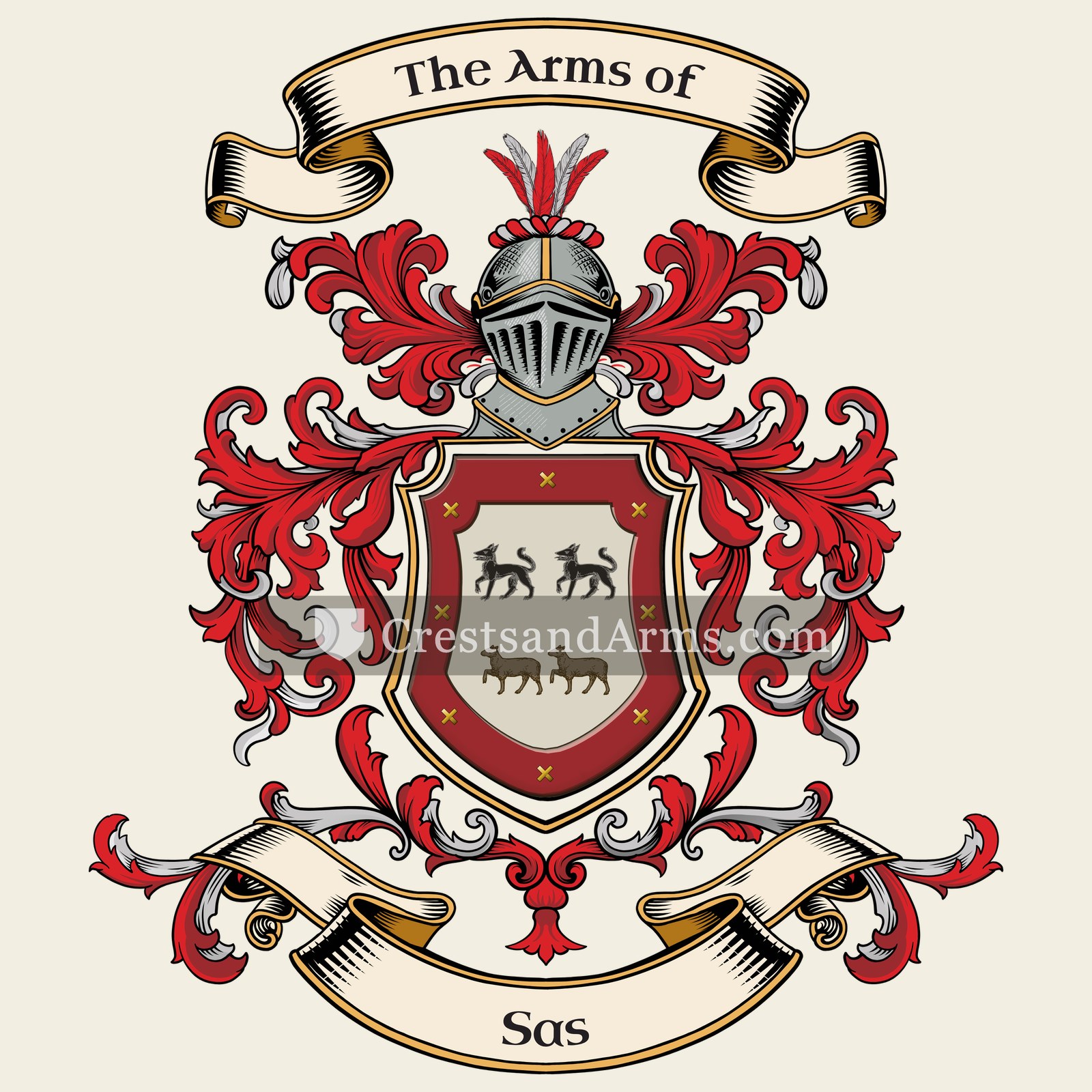 The Sas coat of arms