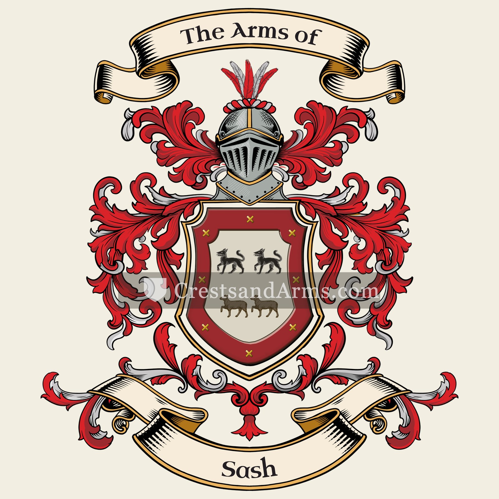 The Sash coat of arms
