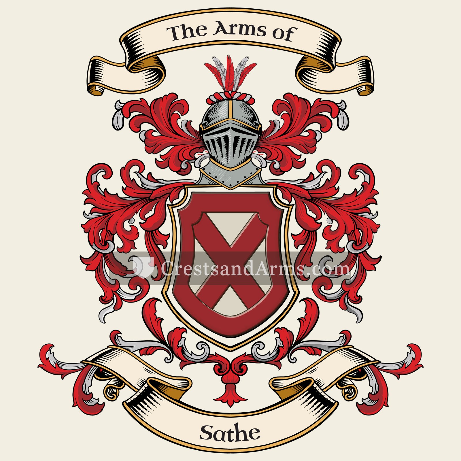 The Sathe coat of arms