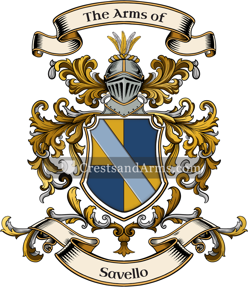 The Savello coat of arms, drawn from the recorded blazon