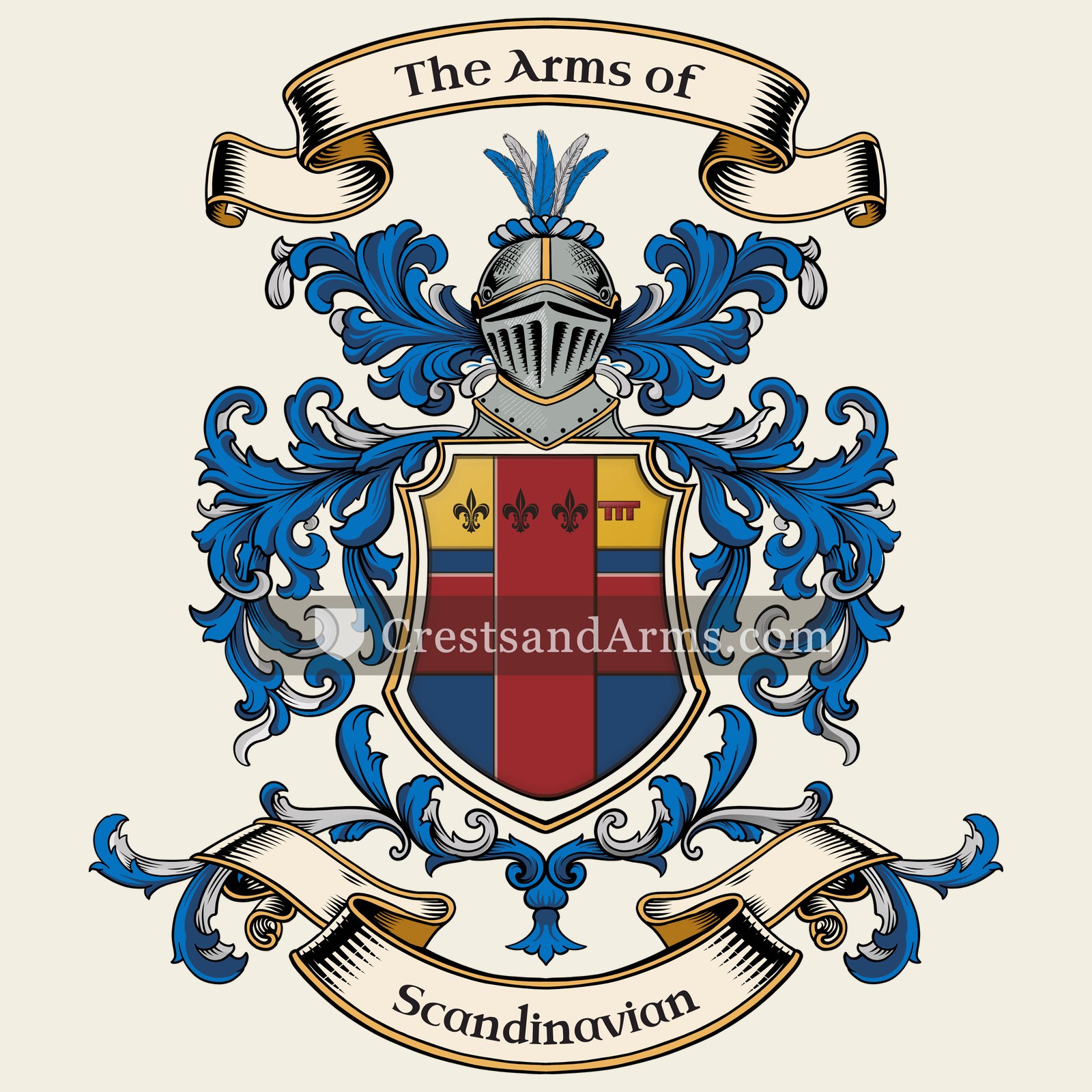 The Scandinavian coat of arms